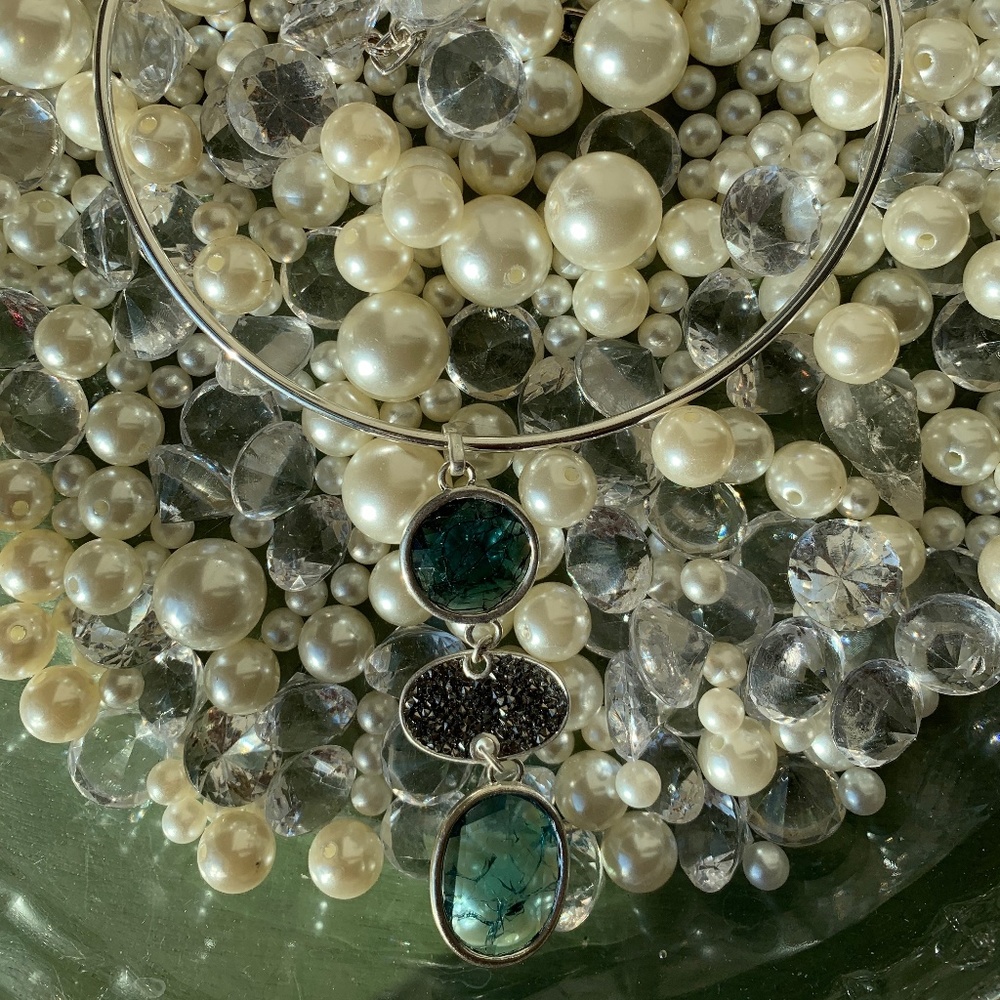 💙Blue Crystal Collar Necklace 💙